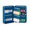 Adiroffice 48-Key Steel Secure Key Cabinet with Combination Lock, Blue, PK2 ADI682-48-BLU-2pk - alternate 2